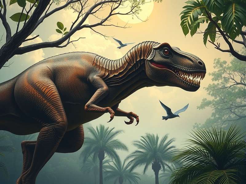 A tense scene from Jurassic World Rebirth featuring Owen Grady and a new dinosaur species