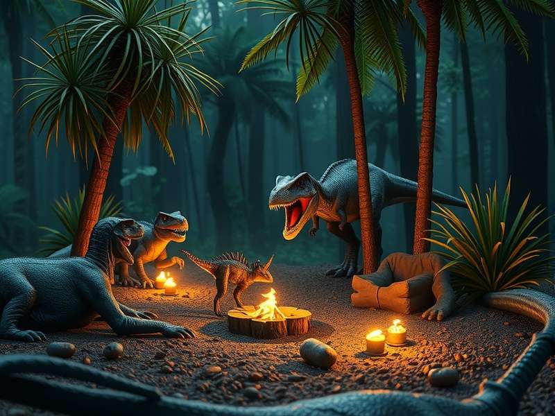 Jurassic World Campamento Cretácico gameplay scene