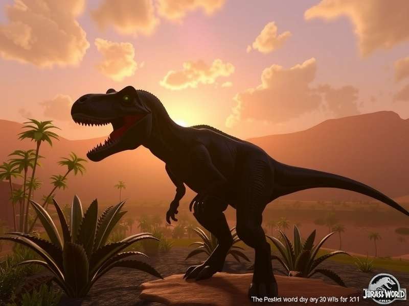 Jurassic World Rebirth gameplay featuring dinosaurs and park