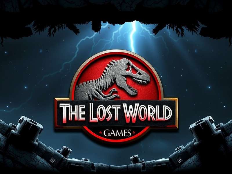 The Lost World Jurassic Park scene with dinosaurs