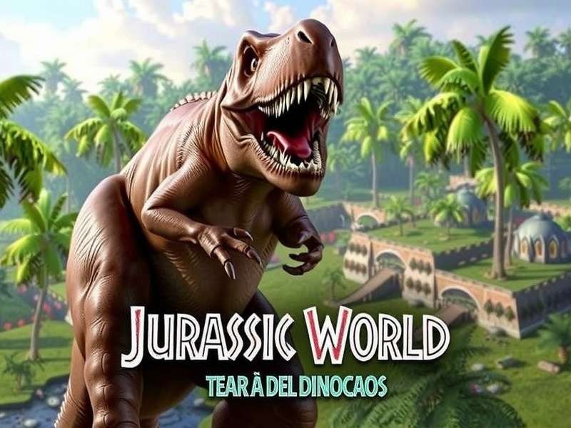 Jurassic World Teor A Del Dinocaos gameplay scene with dinosaurs