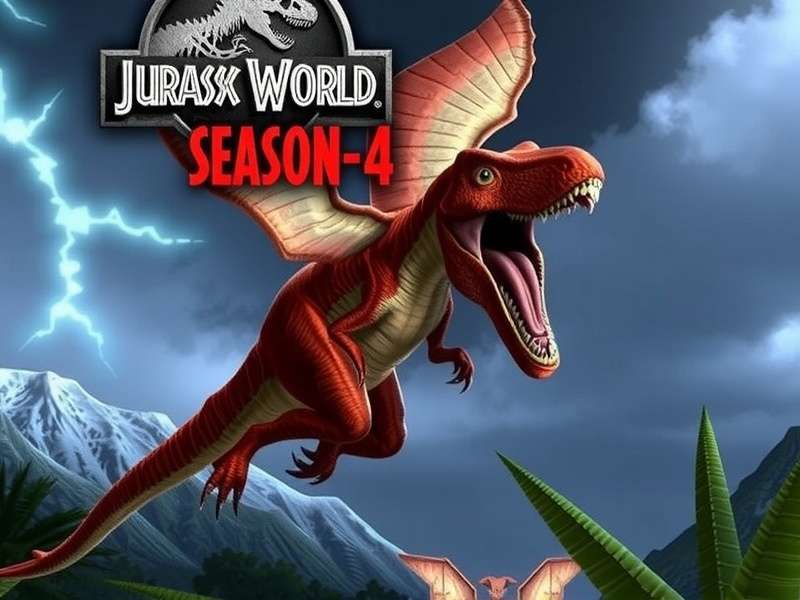 Global map showing dinosaur dispersal events in Chaos Theory Season 4