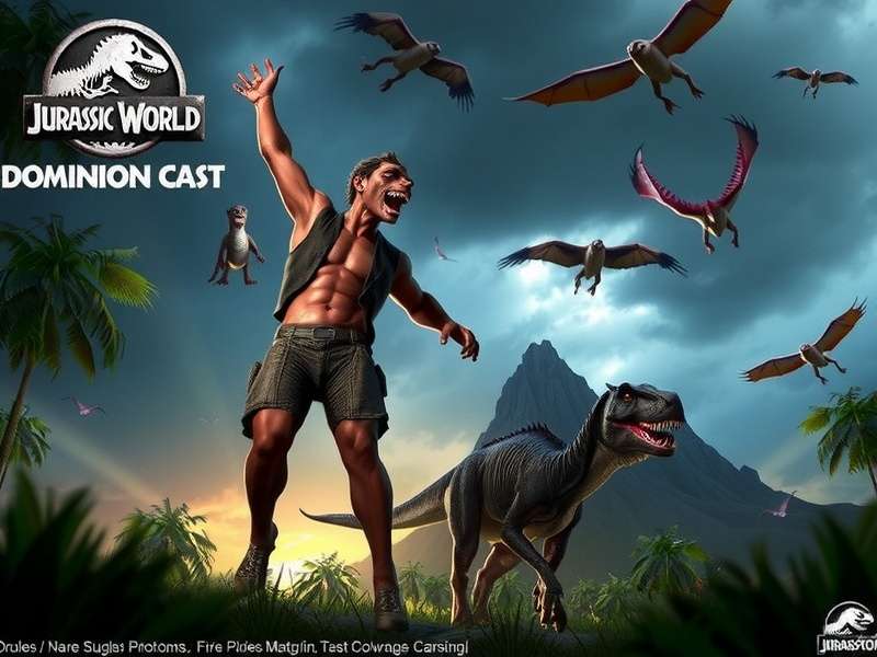 Jurassic World Dominion main cast group photo