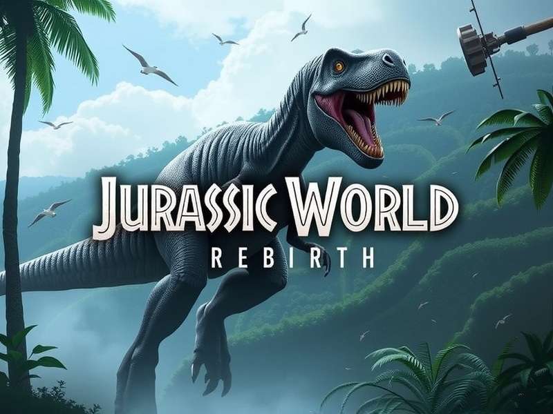 Tyrannosaurus Rex in dense jungle environment from Jurassic World Rebirth
