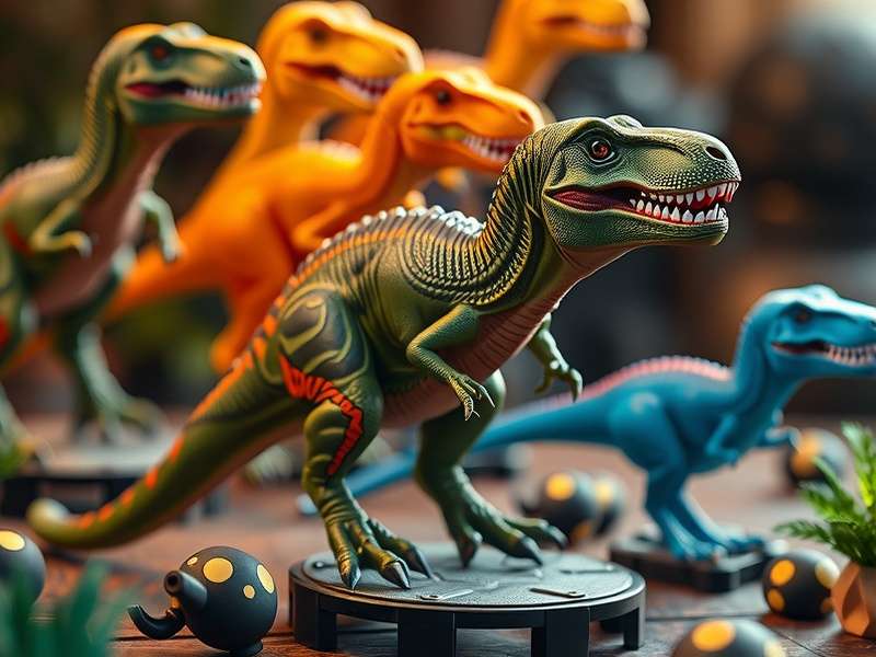 Jurassic World Rebirth Toys Collection Display