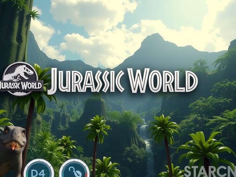 Various dinosaurs in Jurassic World The Game collection interface