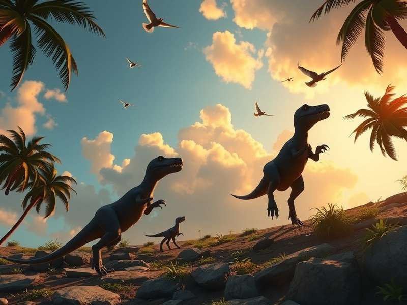 The iconic Tyrannosaurus Rex attack scene from Jurassic Park