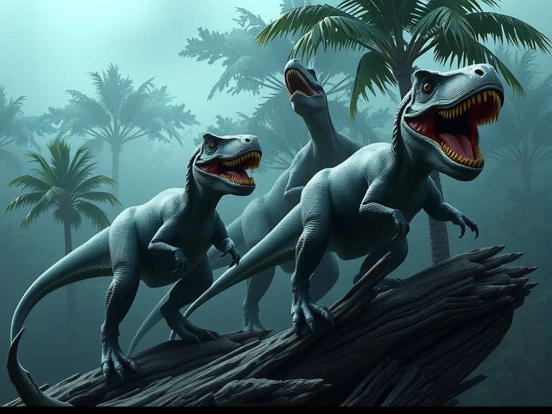 Infographic timeline of all Jurassic Park and World movies in chronological order