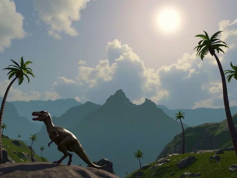 Jurassic World video archive collage featuring dinosaurs, game scenes, and trailer thumbnails