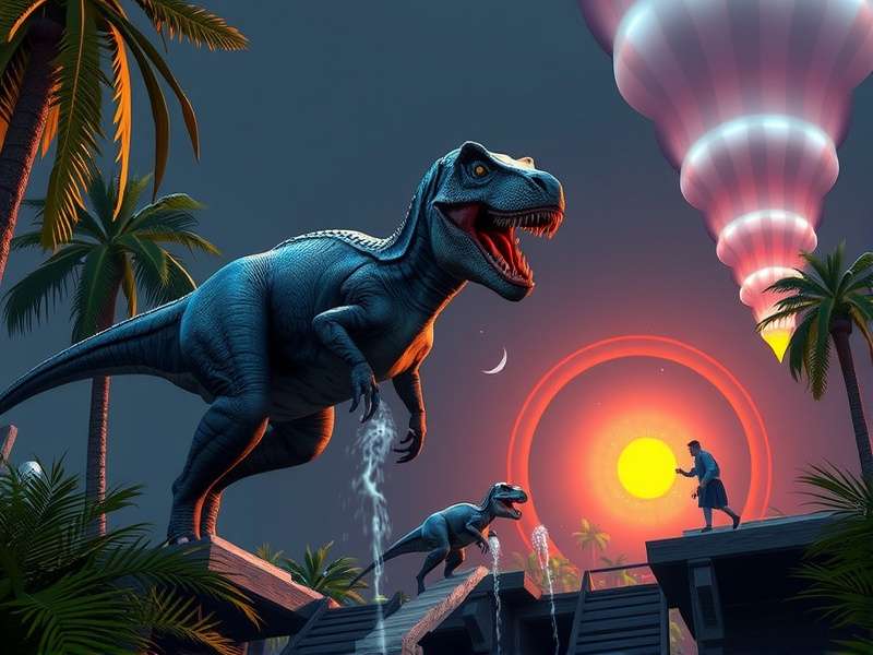 Jurassic World Teor A Del Dinocaos – epic dinosaur chaos theory banner