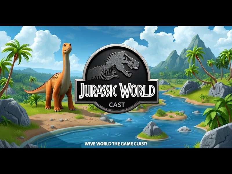 Jurassic World Cast ensemble featuring main actors from the trilogy