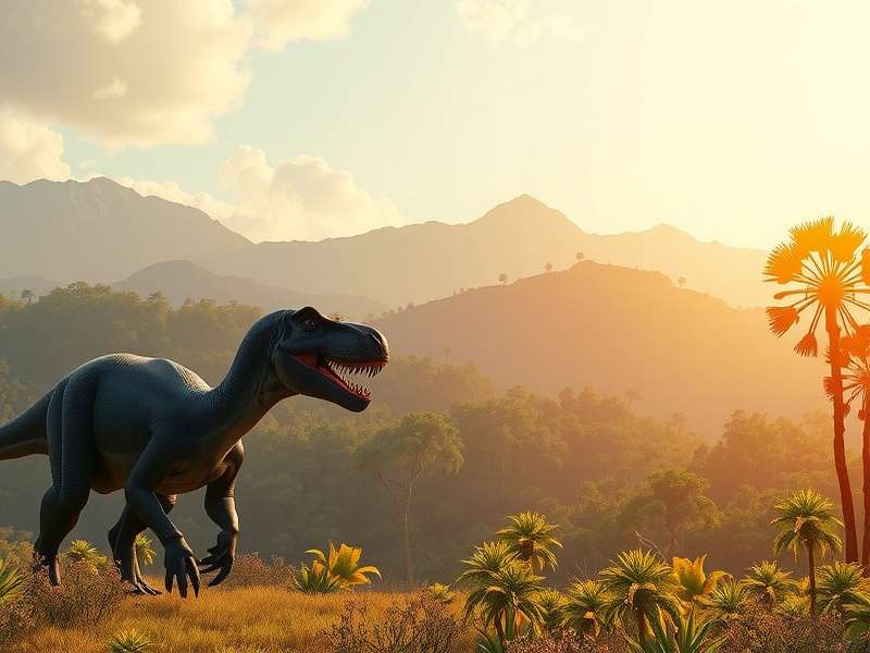 Jurassic World Jj Sz Let S - Isla Nublar 2.0 biome with dinosaurs roaming freely